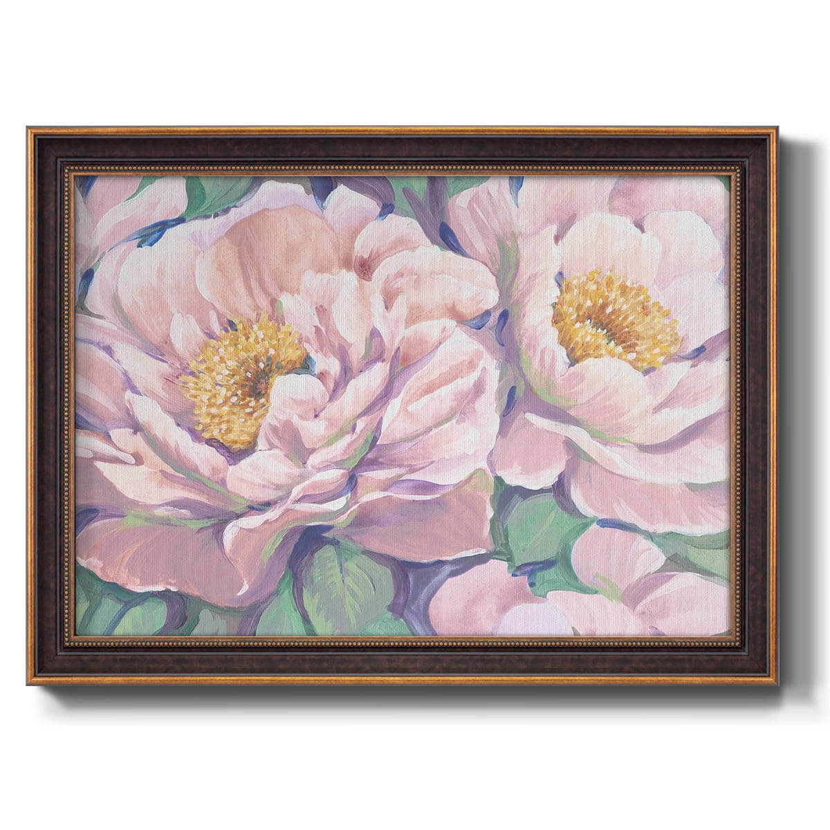 Peonies in Bloom II Premium Framed Canvas- Ready to Hang