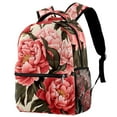 thumbnail image 1 of Peony Backpack Lightweight Bookbag Travel Rucksack Laptop Daypack for Women Men, 1 of 6