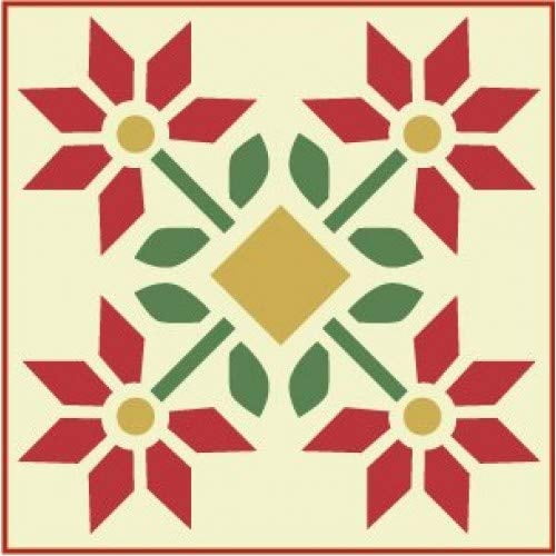 Peony Block Quilt Stencil - Quilting Stencils Plastic Stencils DIY Decorative Stencil Template Painting Gifts Crafts Laser Cut Mylar Reusable Templates - The Artful Stencil