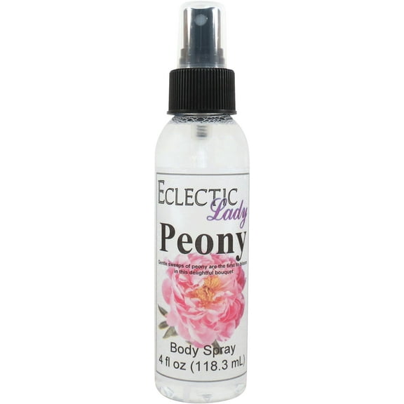 Peony Body Spray, Eclectic Lady, Hydrating Mist, Unisex, 4 oz