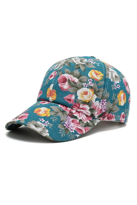 Peony Color Baseball Cap Casual Trend Duck Cap Outdoor Sun Hat