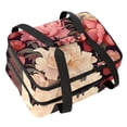 thumbnail image 1 of Peony Double Layered Insulated Refrigerated Lunch Bag with Two Compartments, Large Capacity, and Carry Handle - 7.1x11.4x16.1 Inches, 1 of 6