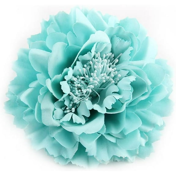 Peony Fabric Flower Brooches Oversize Lapel Pins Extra Big Brooch Delicate Dancing Party Prom Wedding Charm Banquet Dress Suit Guest Corsage Accessories Gifts Dancer Large Hairpin Clip 110mm