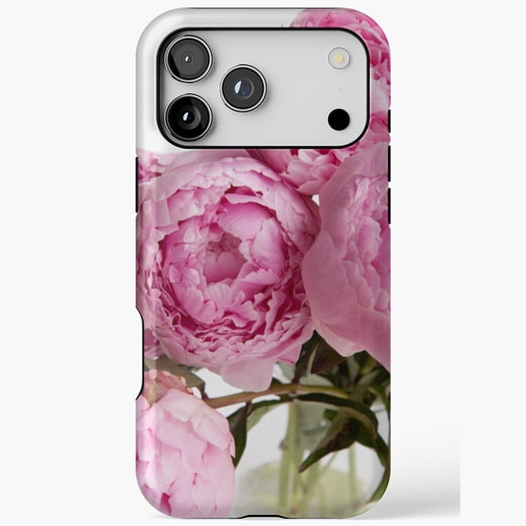 Peony Flower Floral Nature Cover for iPhone 11 12 13 14 15 16 17 Pro Max