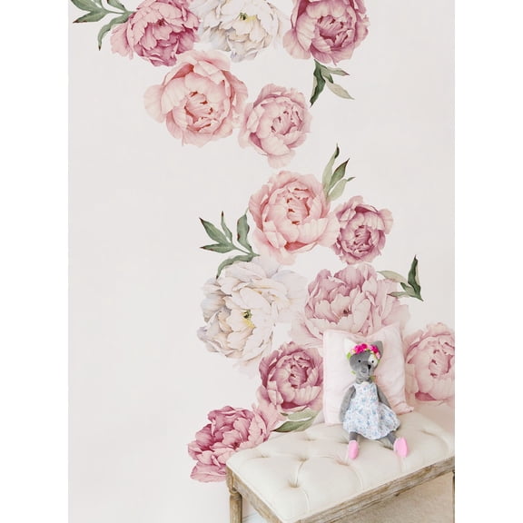 Peony Flower Wall Sticker-LARGE Set