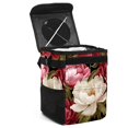 thumbnail image 1 of Peony Foldable Car Trash Can with Lid, Leak-Proof, Hanging Storage Bag - Car Garbage Can, Mini Trash Can, 1 of 6