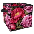 thumbnail image 1 of Peony Foldable Storage Box with Handle, 10.8"x10.5"x10.6", Large Capacity - Storage Bins, Storage Basket, Storage Cubes, 1 of 6