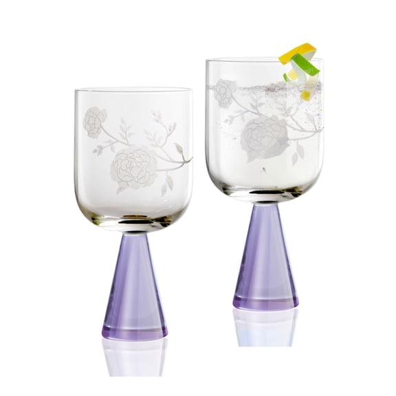 Peony Goblets, Set of 2