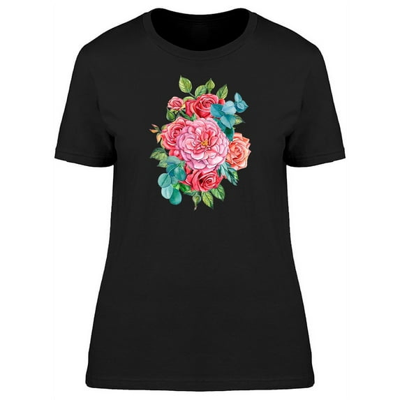 Peony Ikebana T-Shirt Women -Image by Shutterstock, Female Large