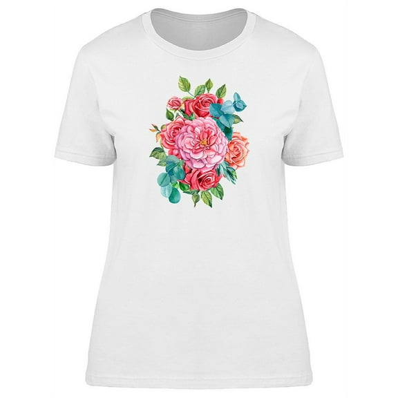 Peony Ikebana T-Shirt Women -Image by Shutterstock, Female x-Large