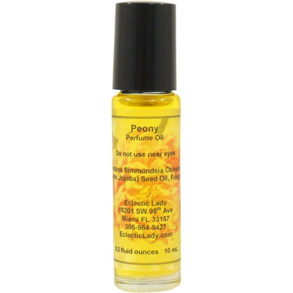 Peony Perfume Oil, 0.3 Oz Portable Roll-On Fragrance