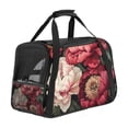 thumbnail image 1 of Peony Premium Fabric Pet Carrier Bag - Durable 900D Oxford Cloth & Sherpa Base - Comfy 17x10x11.8 in - Ideal for Travel & Outdoors – Spacious & Stylish – Suitable for Small Pets, 1 of 7
