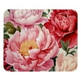 thumbnail image 1 of Peony Printed Square Desk Mat Gaming Mouse Pad with Non-Slip Rubber Bottom - 8.3x9.8 Inch Office and Gaming Mouse Pad, 1 of 6
