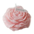 thumbnail image 1 of Peony Shaped Scented Candle 3in, Handmade Soy Wax Candle for Women Gift Home Decor, Pink, 1 of 9