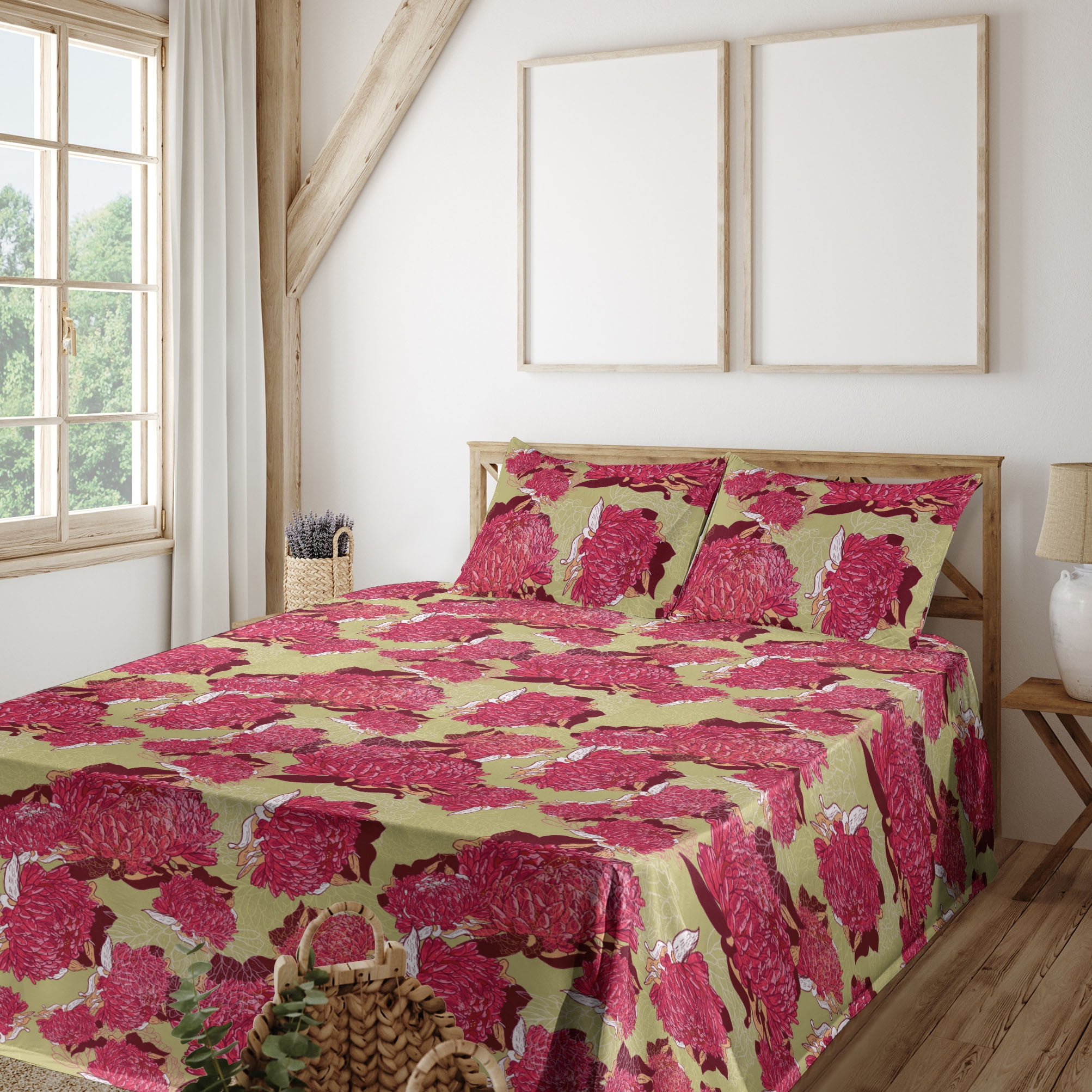 Bedding Sheet Set-Peony Blossom Tree