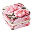 thumbnail image 1 of Peony Travel Portable Square Jewelry Stand with Box, Display, and Bracelet Holder - Ideal for Rings, Earrings, Necklaces, and More - Suitable for Girls and Women, 1 of 6