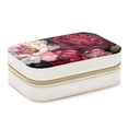 thumbnail image 1 of Peony Velvet Portable Decorative Box with Removable Compartment - Storage Box, Display Case, and Earring Holder - Ideal Gift, 1 of 7