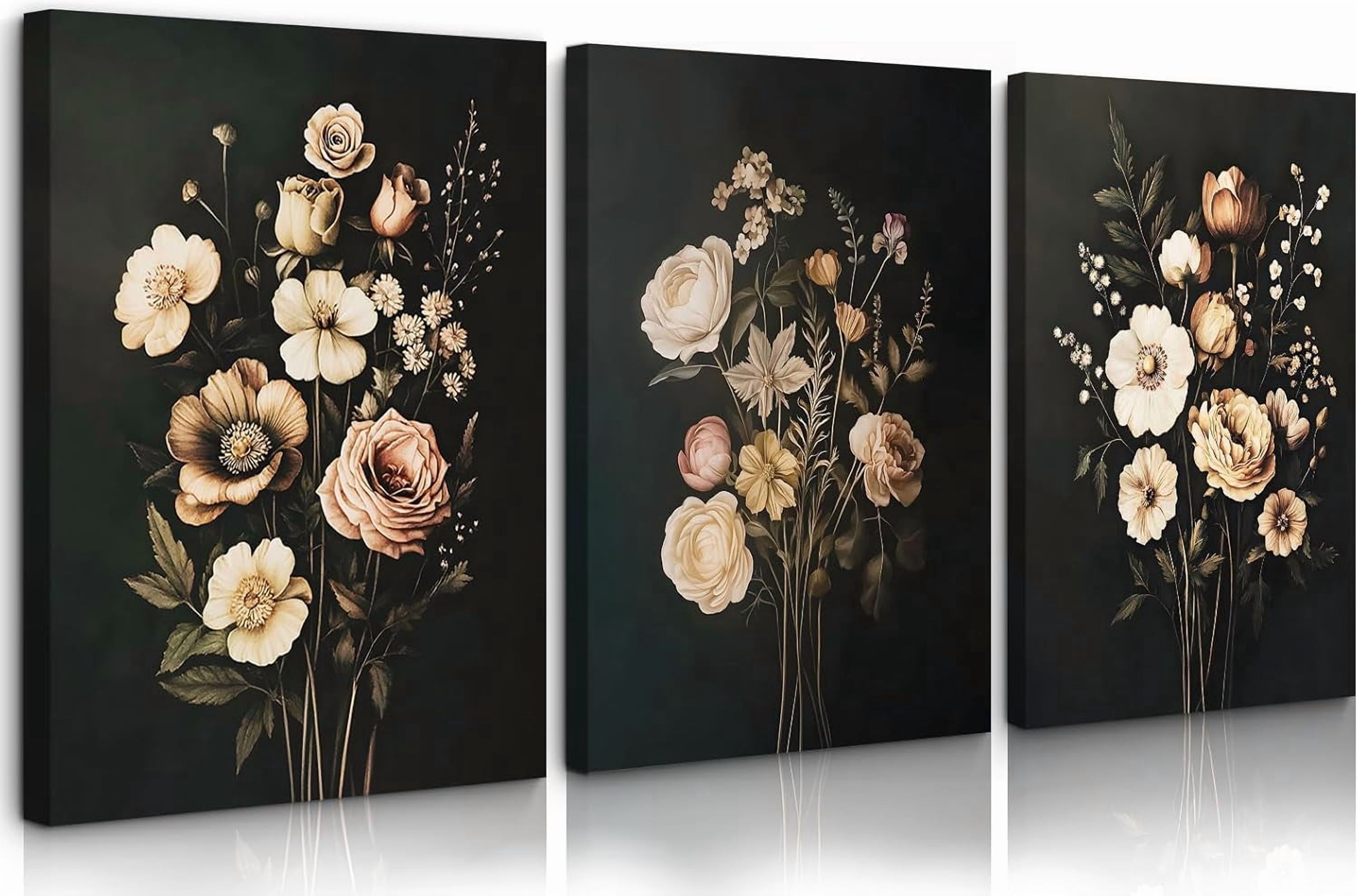Peony WallPink Flower Canvas WallPrints Peonies WallAbstract Flower ...
