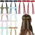 thumbnail image 1 of Peonyrain Hair Bows for Women, Hair Ribbon Hair Bows with Long Tail Hair Bow clips Hair Barrettes for Women Accessories, 1 of 7