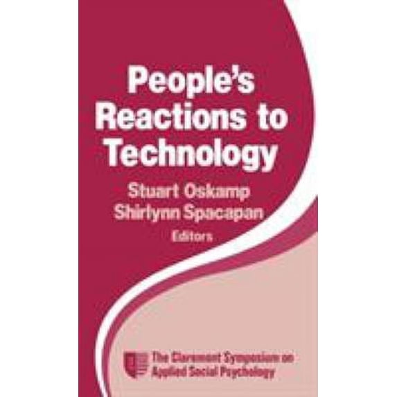 Pre-Owned People′s Reactions to Technology: In Factories, Offices, and Aerospace (Hardcover) 0803938527 9780803938526