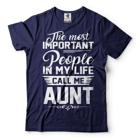 People Call Me Aunt Shirt Funny Aunt Tee Auntie Gifts Aunt Shirt Aunt Birthday Tee Gift For Auntie (Small Navy Blue)