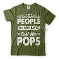 thumbnail image 1 of People Call Me Pops Shirt Pops Shirt Pops Gift Grandpa Shirt Papa Shirt Grandfather Gifts (XX-Large Military Green), 1 of 6