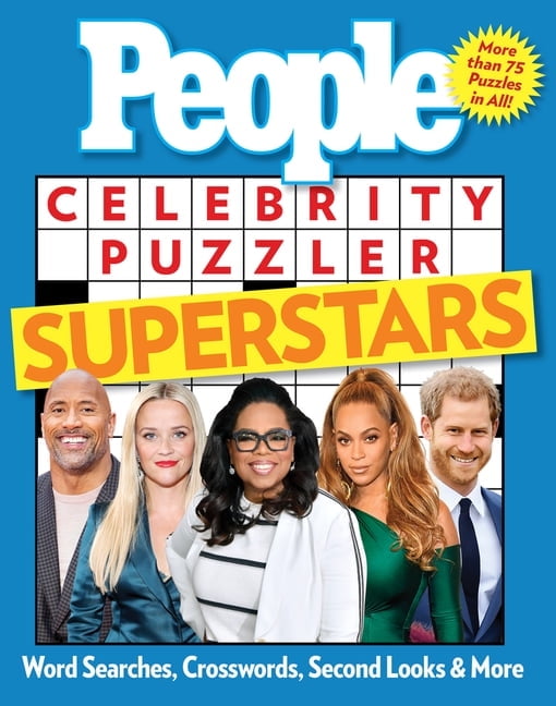 People Celebrity Puzzler Superstars: Word Searches, Crosswords, Second Looks, and More, (Paperback)