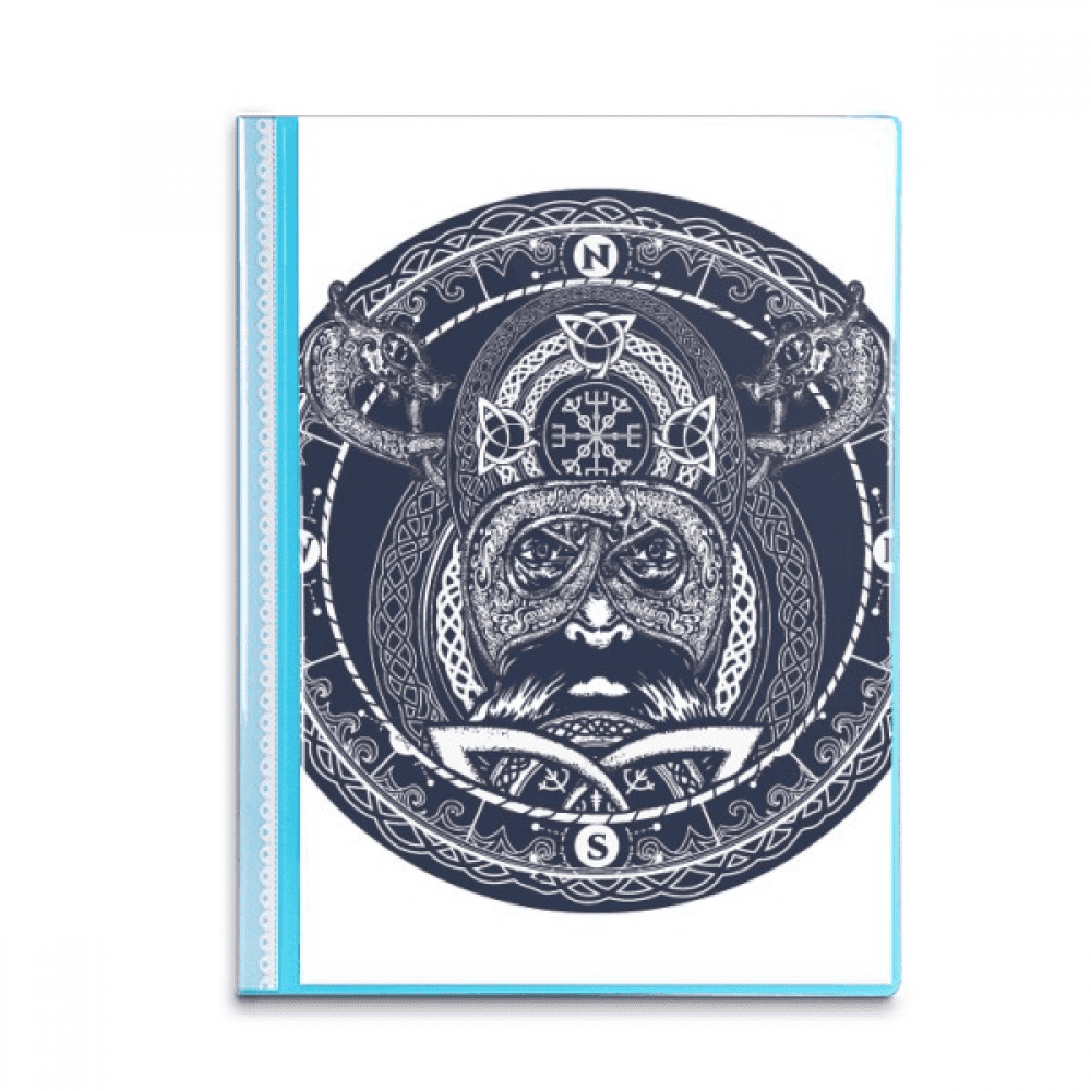 Drawing Pattern Protector People Compass Circle Art Pattern Book Sheet Protectors Portfolio ...