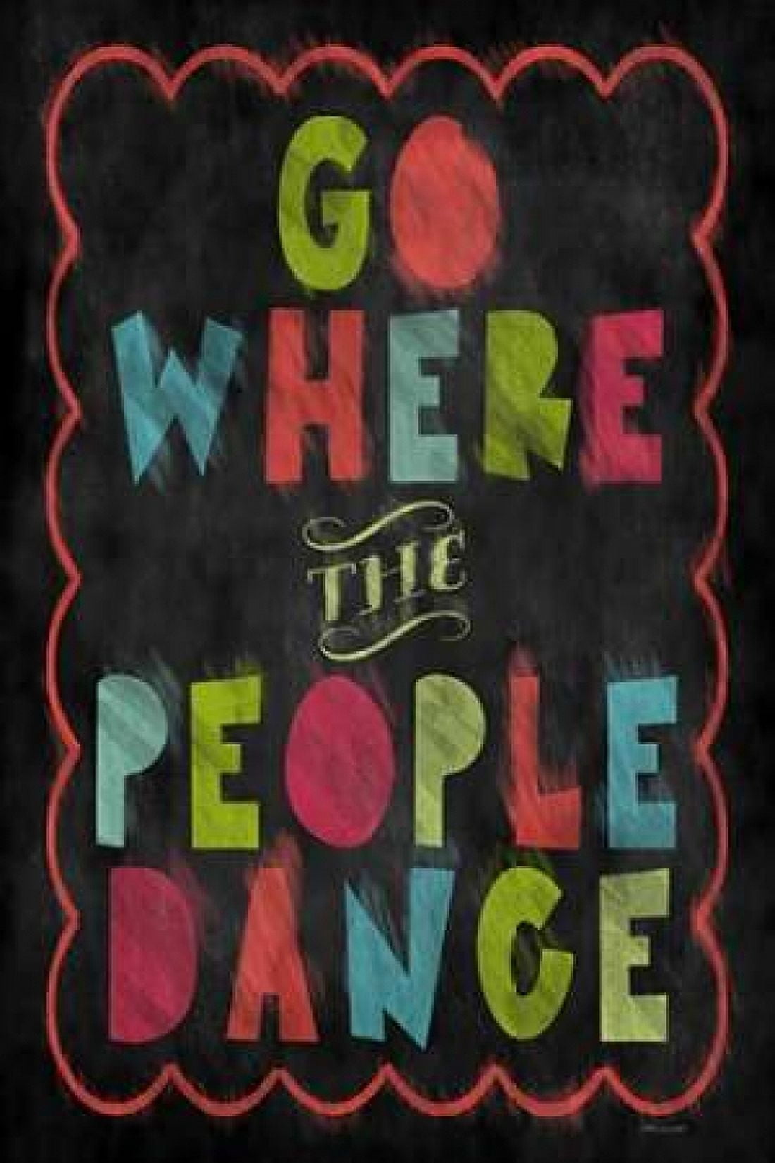 People Dance Canvas Art - Stephanie Marrott (12 x 18)