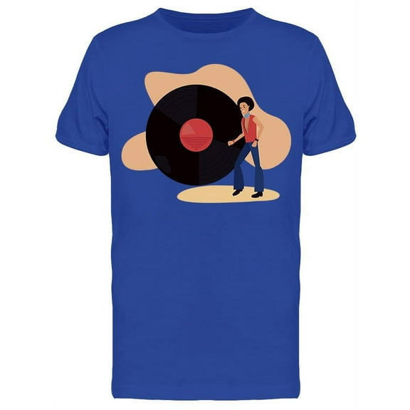 People Dancer Funk Graphic T-Shirt Men -Image by Shutterstock, Male Large