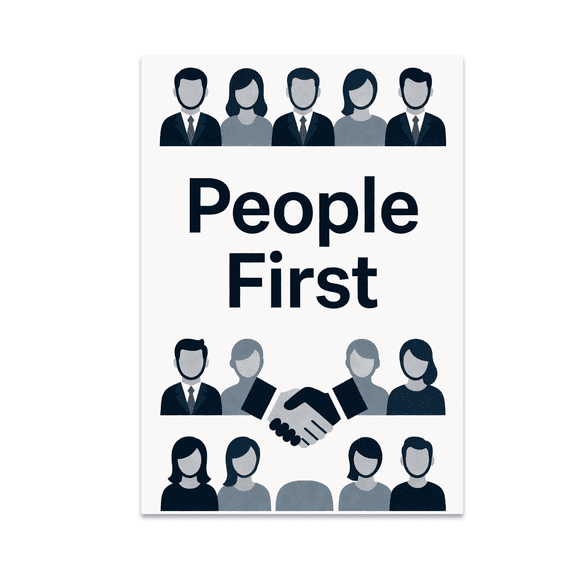 People First HR Wall Art - HR Specialist - 13x19 Poster Print