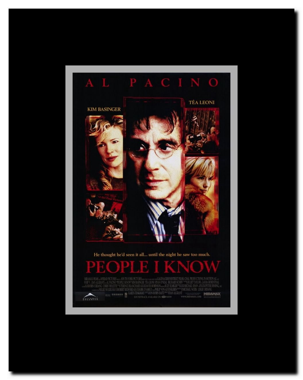 People I Know Framed Movie Poster