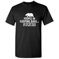 thumbnail image 1 of People In Sleeping Bags are the Soft Tacos of the Bear World Men Tshirt Novelty Sarcastic Tees Humor Graphic T Shirt, 1 of 5