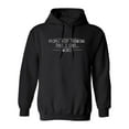 thumbnail image 1 of People Keep Thinking That I Care Weird Sarcastic Novelty Gift Idea Adult Humor Funny Men's Hoodies, 1 of 2
