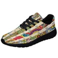 thumbnail image 1 of People Living Life In Peace Hippie Shoes Sneakers Black Size 4.5, 1 of 7