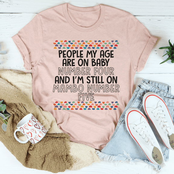 People My Age Tee Ash S Peachy Sunday T-Shirt