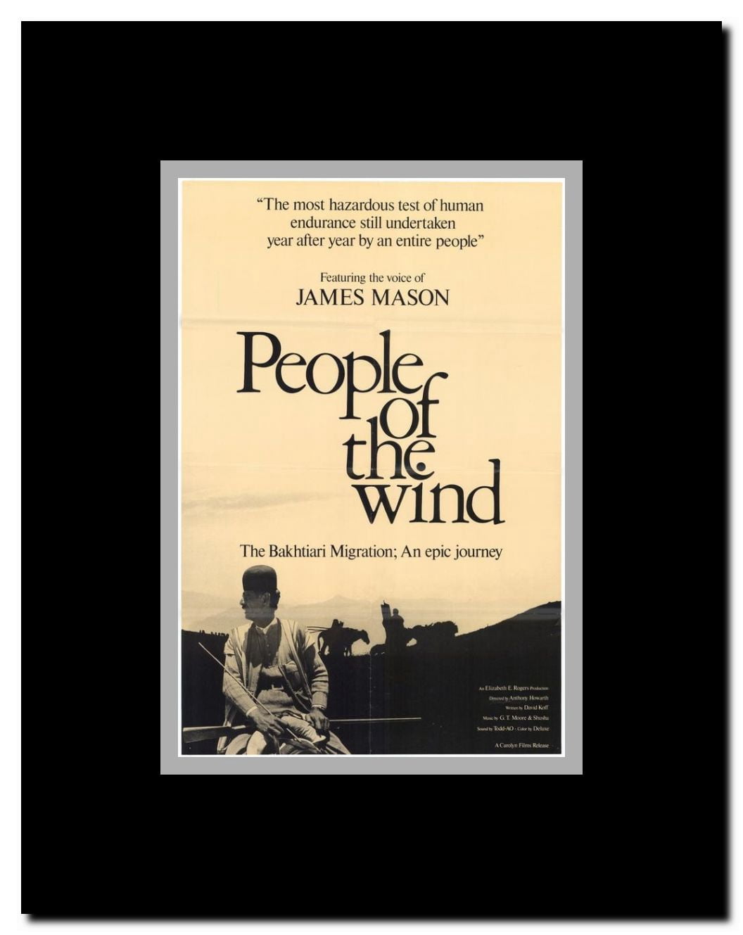 People Of The Wind Framed Movie Poster