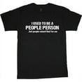 thumbnail image 1 of People Person Funny T-shirt Men's Big and Tall Graphic Tee, 1 of 5