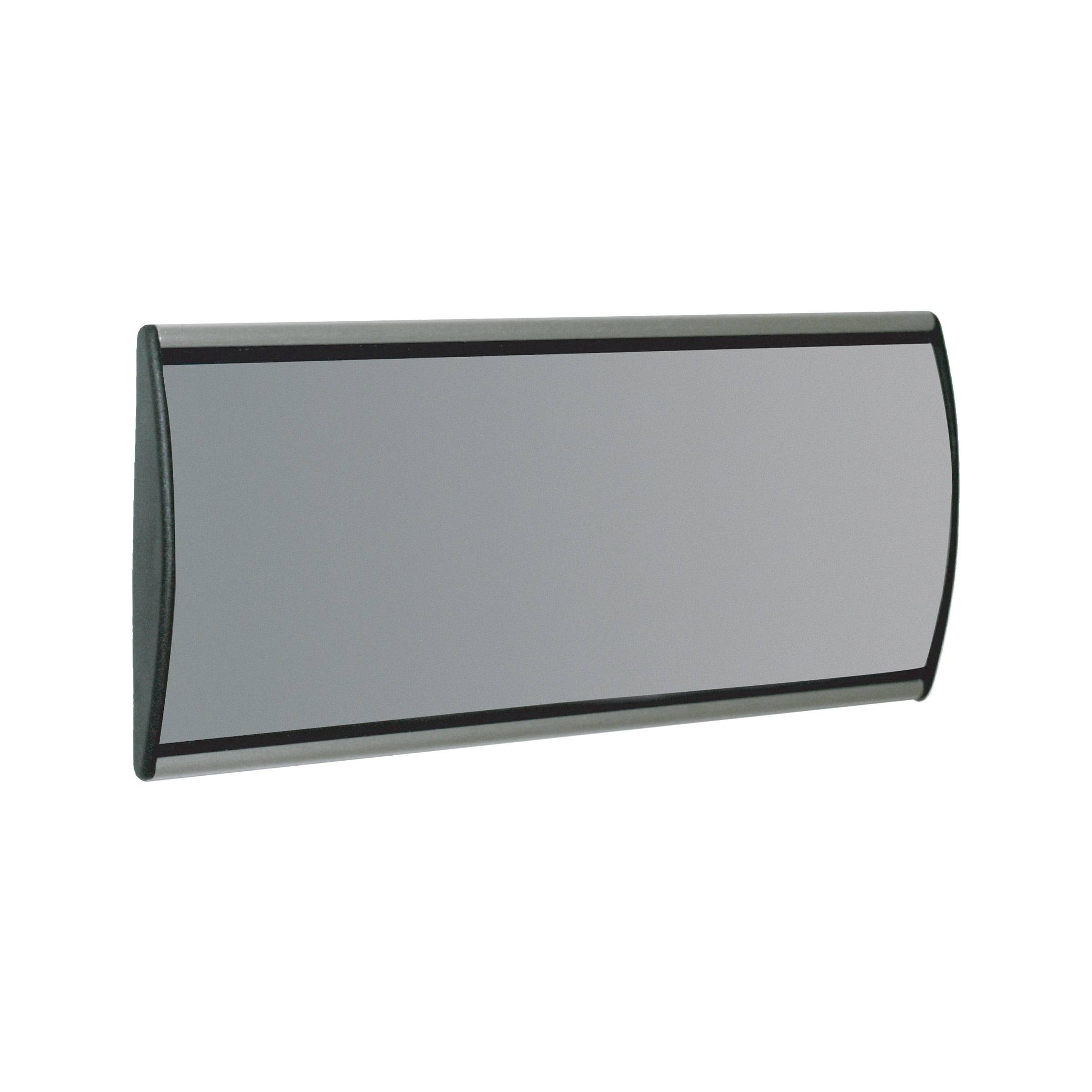 Translucent Black and Silver Aluminum Wall Sign Holder