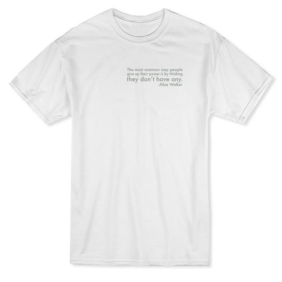 People Power Men White T-Shirt, Male x-Large