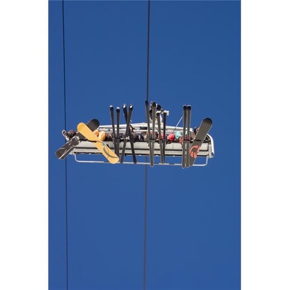 People Riding On Ski Lift At Risoul Poster Print - 22 x 34 - Large