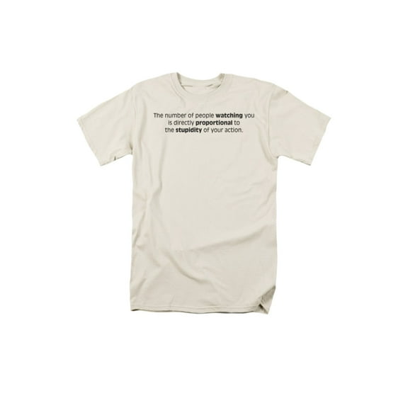 People Watching Stupidity of Actions Funny Humorous Saying Adult T-Shirt