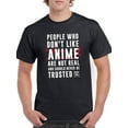 thumbnail image 1 of People Who Don't Like Anime T-Shirt Men -Smartprints Designs, Male Medium, 1 of 4