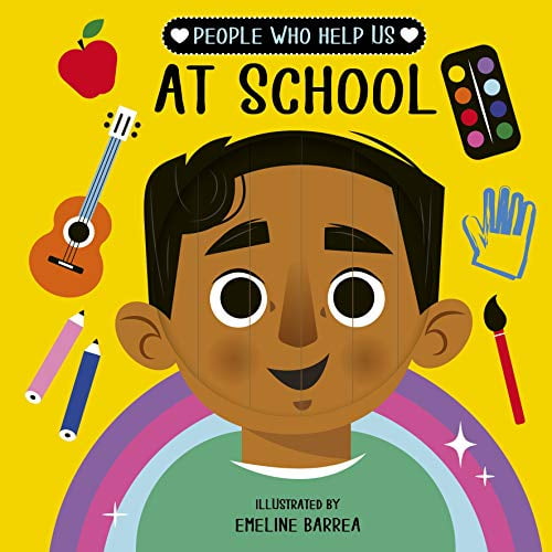 Pre-Owned People Who Help Us: At School (Board book) 0711261849 9780711261846