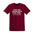 thumbnail image 1 of People Who Tolera*e Me On A Daily Basis Sarcastic Funny Graphic T Shirt Adult Humor Fit Well Tee Christmas Apparel Gift Birthday Anniversary Novelty Premium Tshirt, 1 of 5
