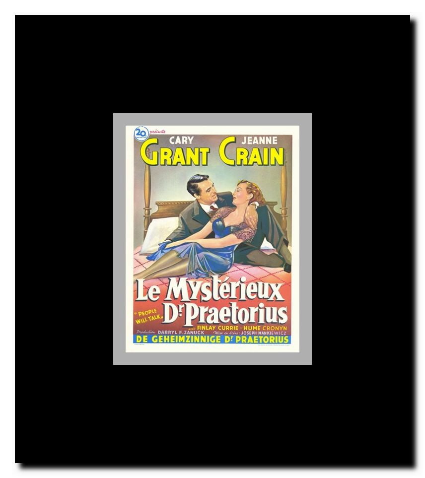People Will Talk Framed Movie Poster