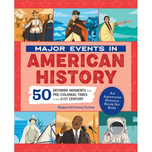 People and Events in History Major Events in American History: 50 Defining Moments from Pre-Colonial Times to the 21st Century, (Paperback)