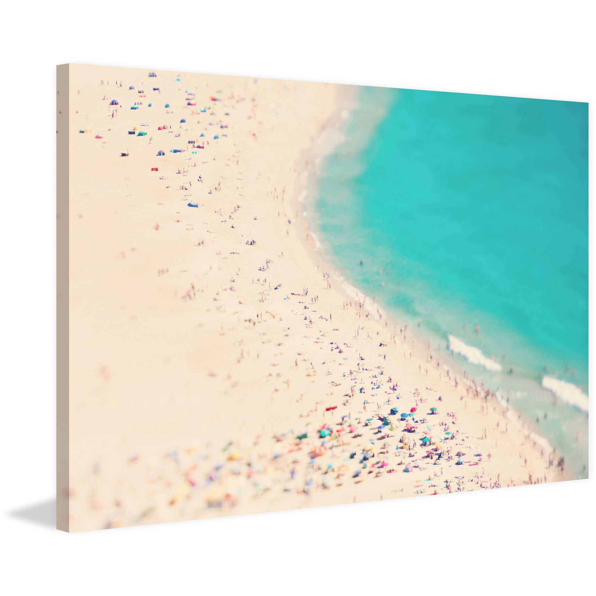 "People for Miles" by Ingrid Beddoes Painting Print on Wrapped Canvas