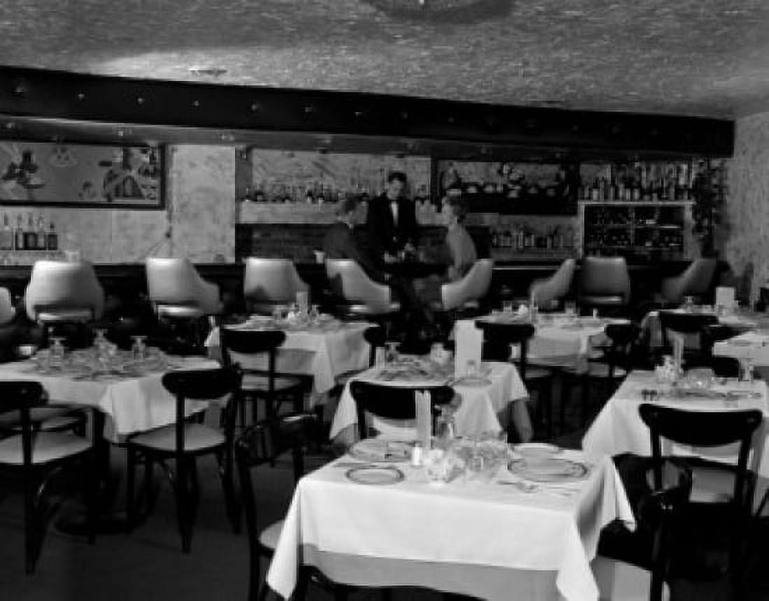People in restaurant Canvas Art - (24 x 36)