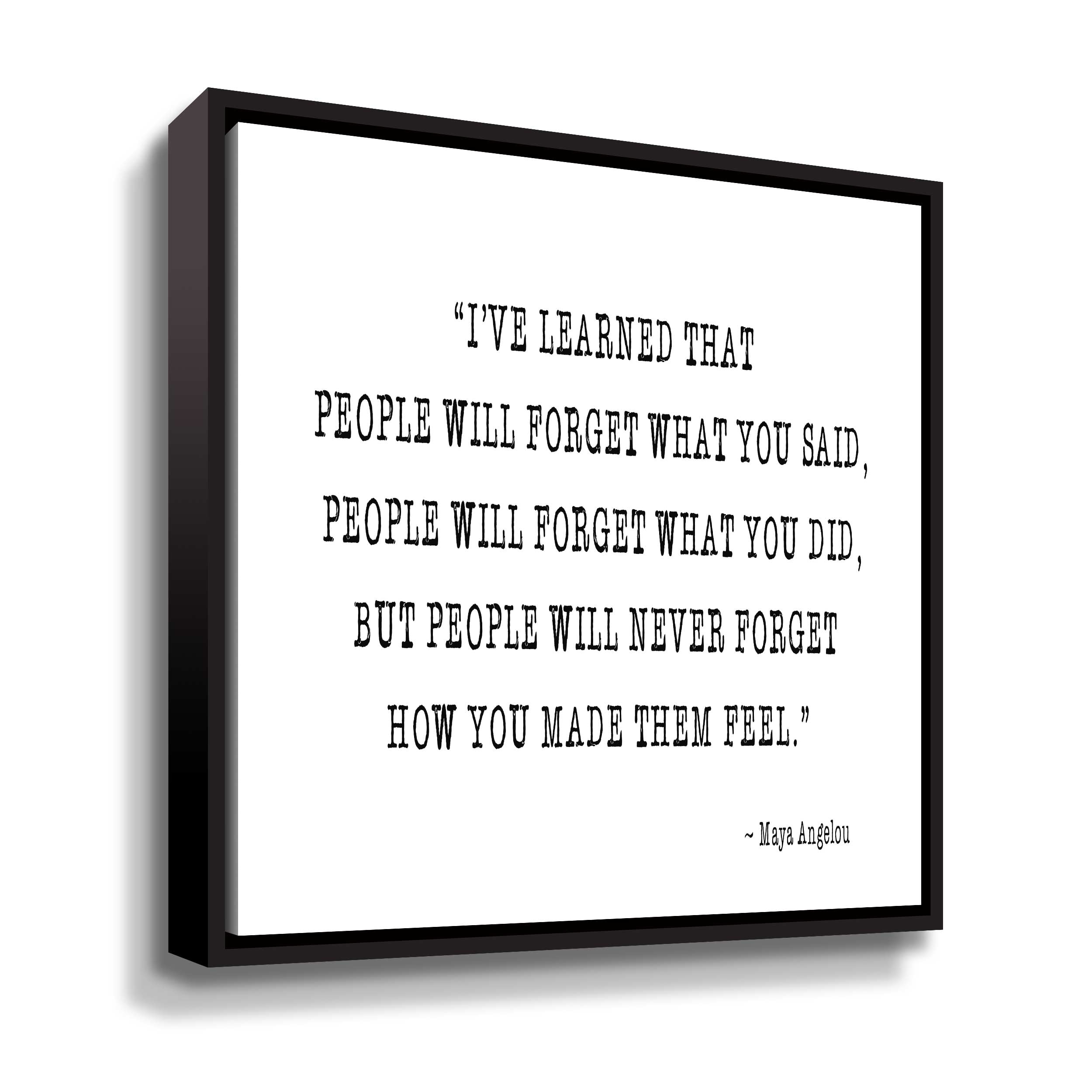 People lV Gallery Wrapped Floater-framed Canvas